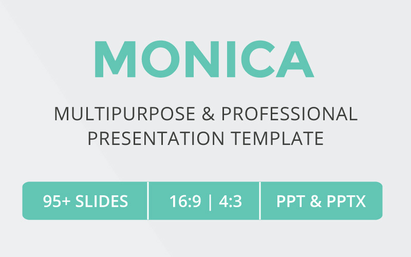 Monica - PowerPoint template PowerPoint Template