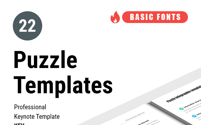 Puzzle - Keynote template Keynote Template