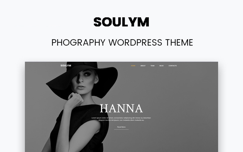 "Soulym - Photography Multipurpose Modern Elementor" - адаптивний WordPress шаблон №77828