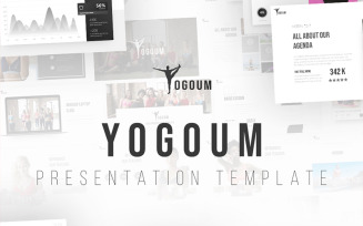 Yogoum - Yoga PowerPoint template