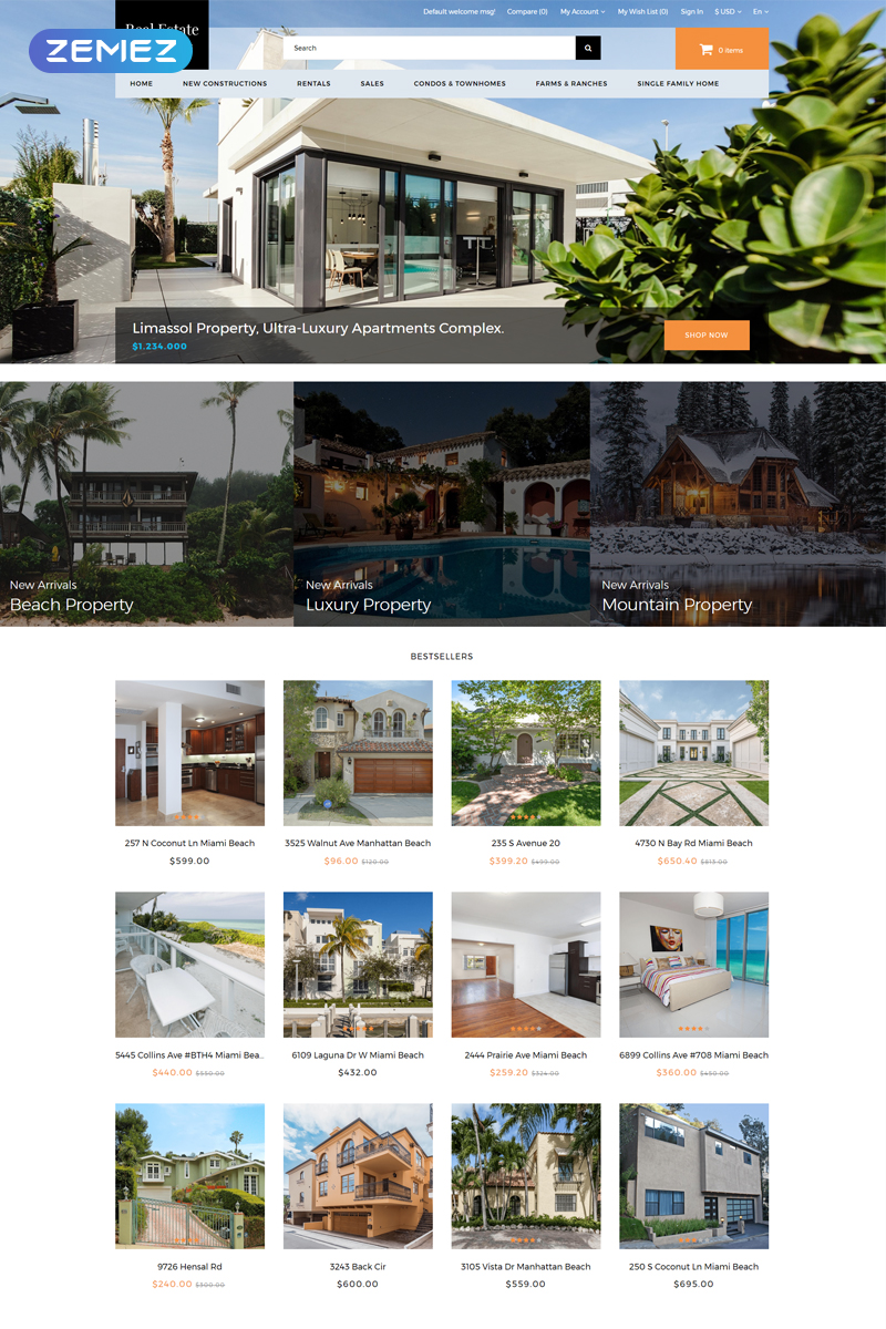 Real Estate - Real Estate Agency Clean №77951 - скриншот