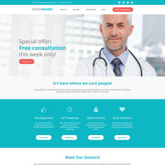 medical healthcare templates templatemonster