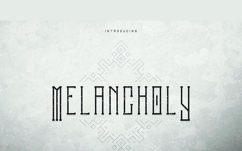 Melancholy Font