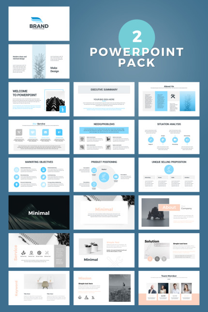 Template #78190 Powerpoint Business Webdesign Template - Logo template Preview