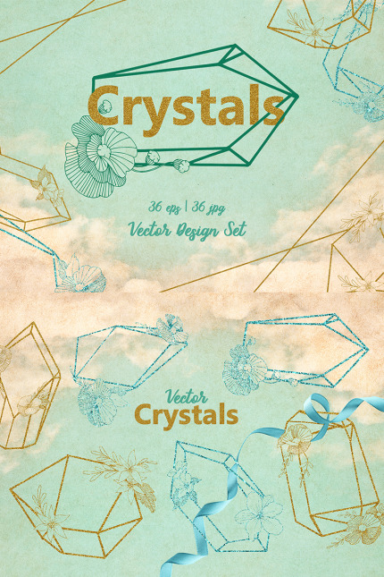 Template #78197 Crystals Vector Webdesign Template - Logo template Preview