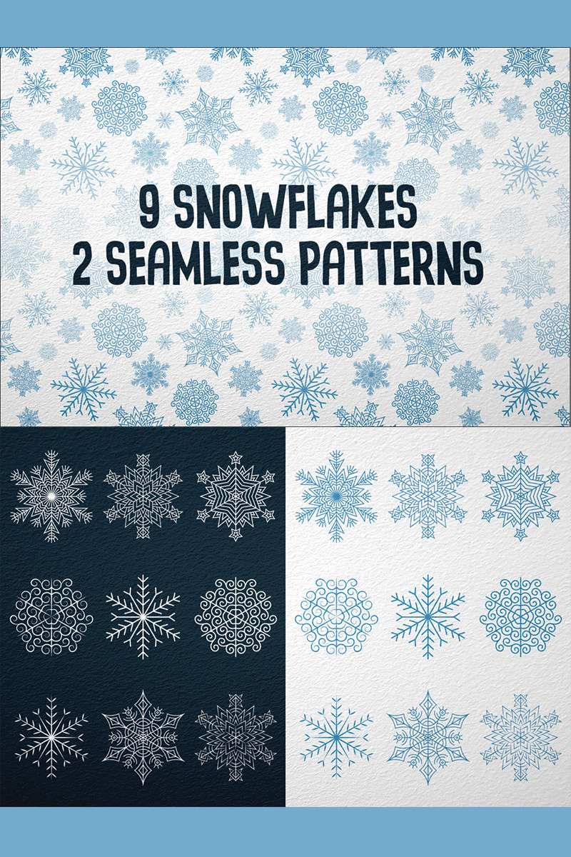 9 Snowflakes №78107 - скриншот