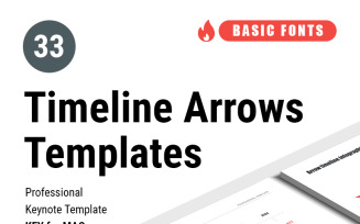 Timeline Arrows Templates for - Keynote template