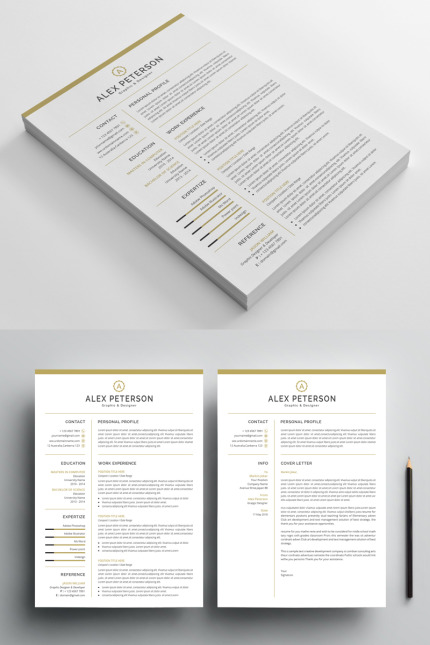 Template #78200 Cv Clean Webdesign Template - Logo template Preview