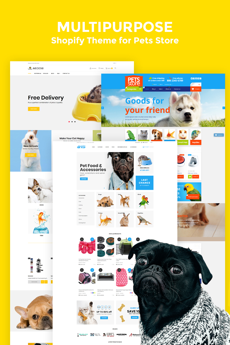 Medow - Pet Food, Dog and Cat Store Shopify Theme