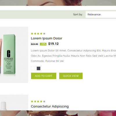 Gloriea Spa & Beauty PrestaShop Theme