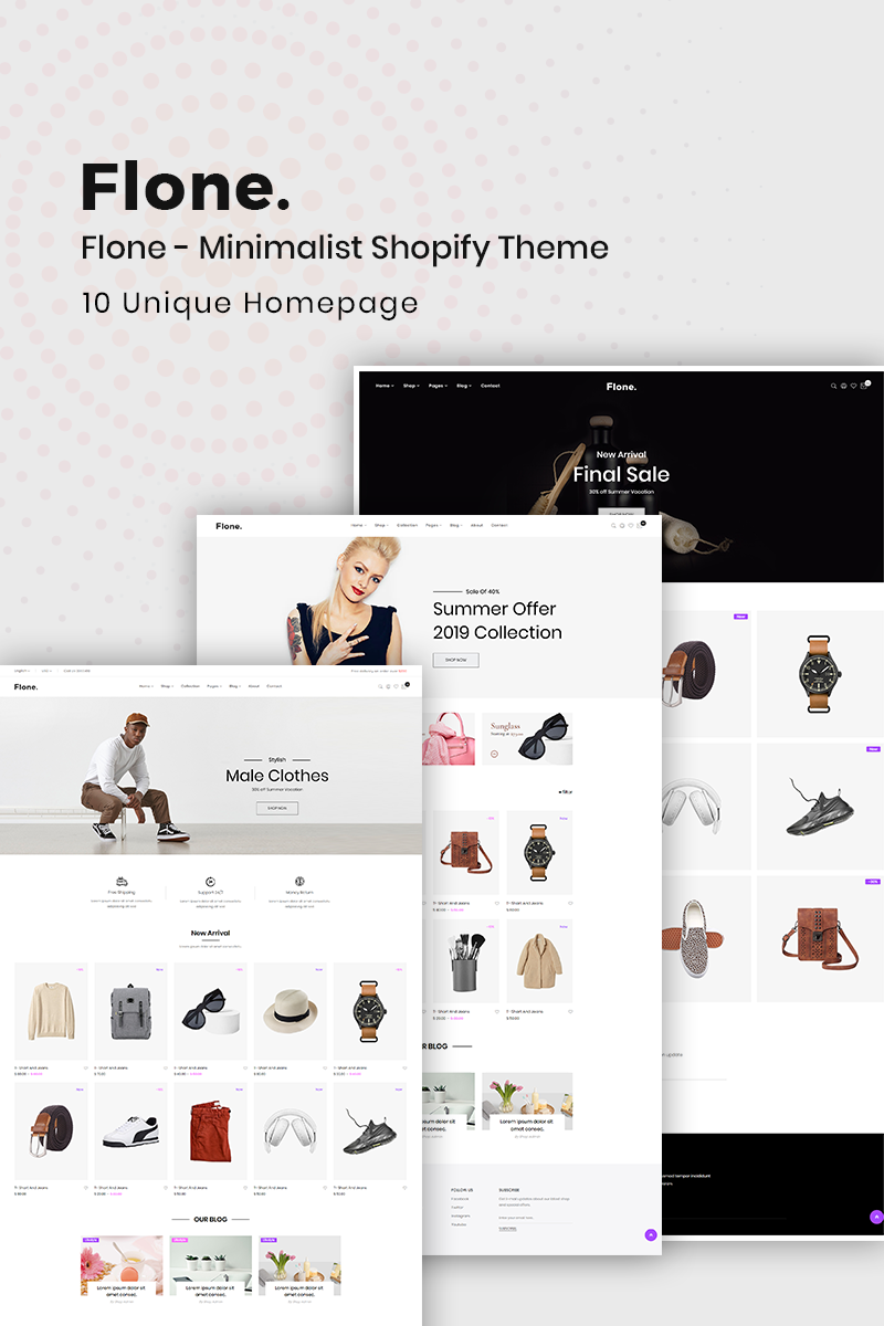 Flone - Minimalis Shopify Theme