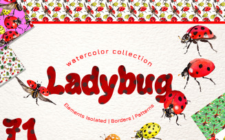 Ladybug Watercolor png - Illustration