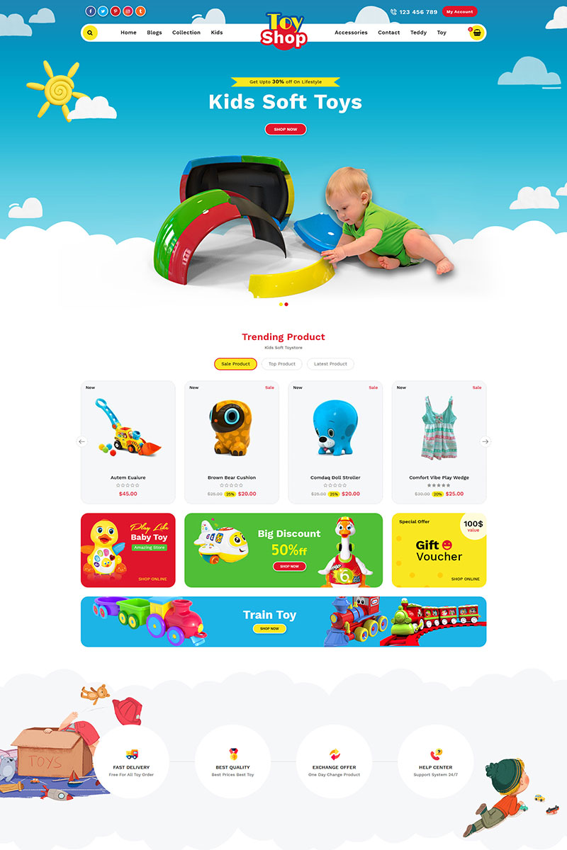 Toystore Shopify Theme