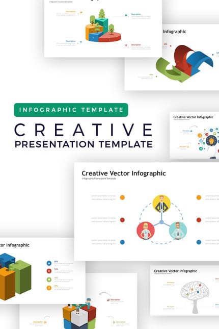 Template #78387 Vector Presentation Webdesign Template - Logo template Preview