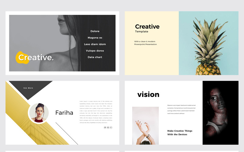 Creative - PowerPoint template PowerPoint Template