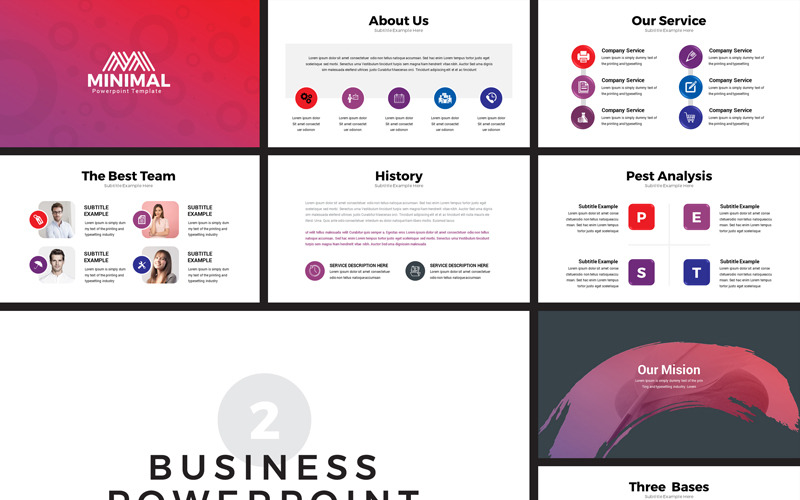 Business PowerPoint template PowerPoint Template