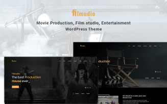Filmudio - Movie Production, Film studio, Creative & Entertainment WordPress Theme