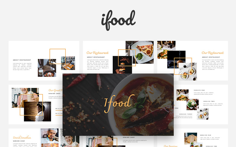 iFood PowerPoint template PowerPoint Template