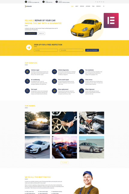 Template #78526 Automobile Vehicle Webdesign Template - Logo template Preview