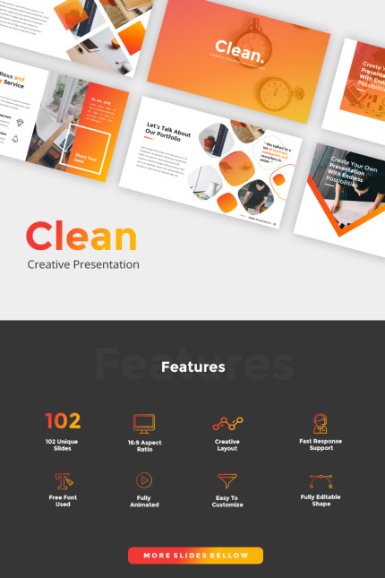 Template #78539 Animated Presentation Webdesign Template - Logo template Preview