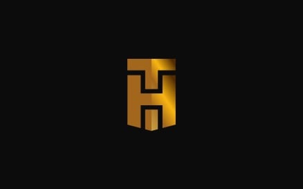 TH Monogram Logo Template