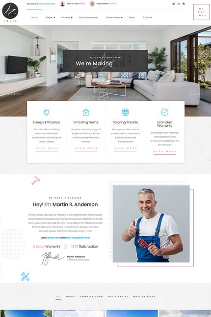 Template #78579 Home Builder Webdesign Template - Logo template Preview