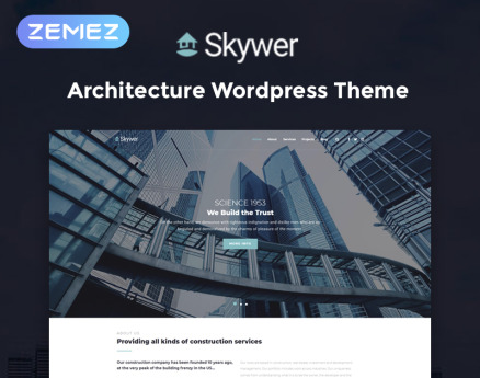 Skywer - Architecture Multipurpose Modern Elementor WordPress Theme