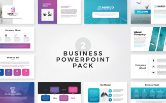 2 Business PowerPoint template