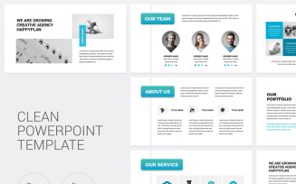 Company Clean PowerPoint template