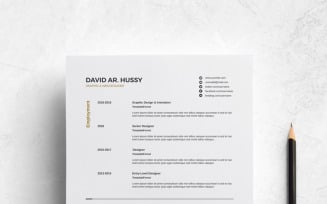 David Ar. Hussy Resume Template