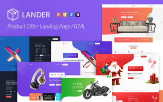 Lander Product Offer Landing Page Template