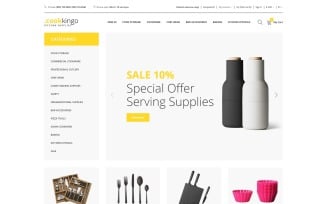 CookKingo - Kitchen Supplies Clean OpenCart Template