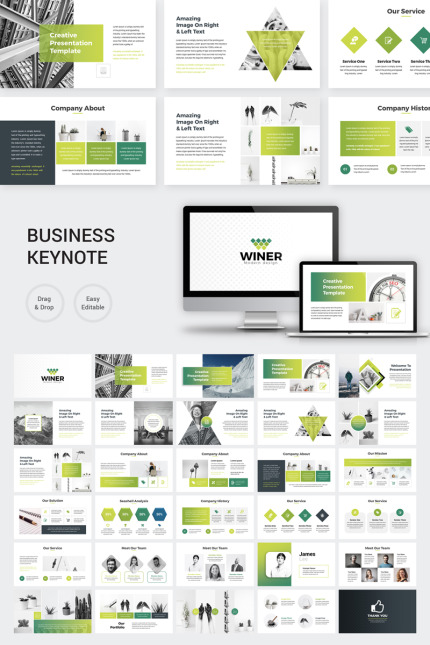 Template #78701 Keynote Business Webdesign Template - Logo template Preview