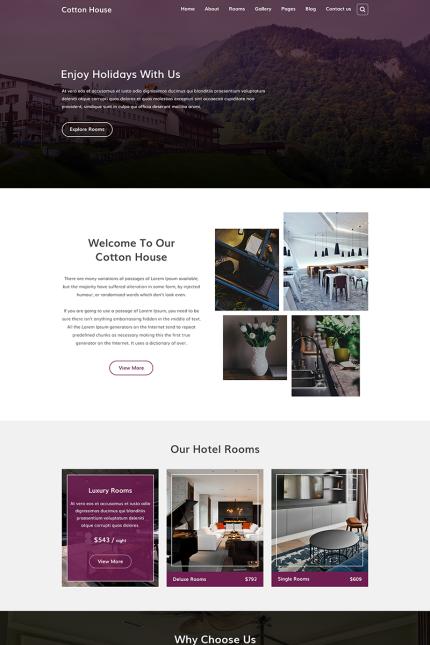 Kit Graphique #78712 Bed-and-breakfast Rservation Web Design - Logo template Preview