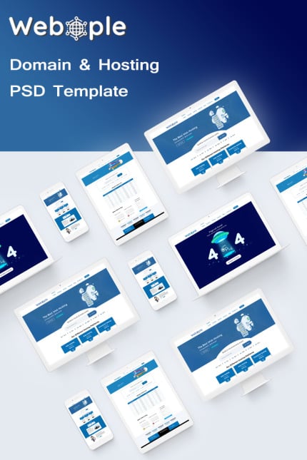 Template #78785 Hosting It Webdesign Template - Logo template Preview