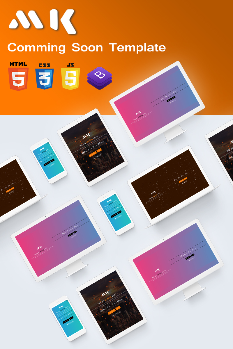 MK - Responsive Coming Soon Specialty Page - screenshot