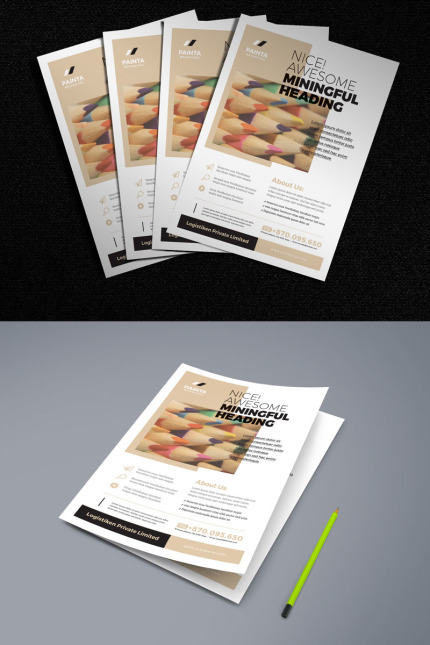 Template #78830 Corporate Liflet Webdesign Template - Logo template Preview