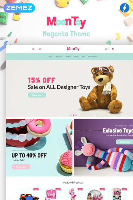 Template #78896 Toys Game Webdesign Template - Logo template Preview