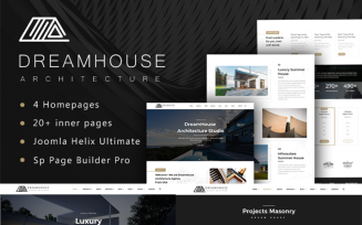 Dreamhouse - Architecture & Interior Design Joomla 5 Template