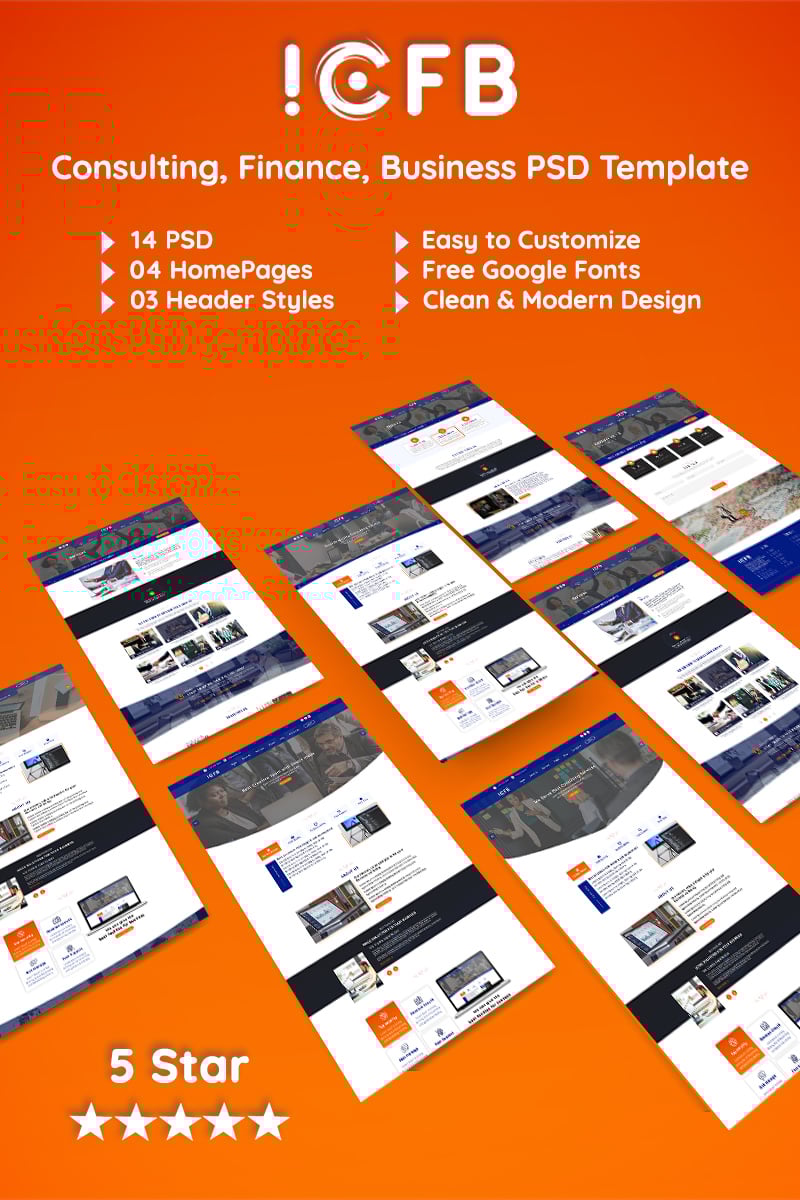 ICFB Consulting PSD-sjabloon