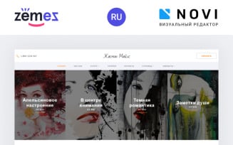 Jasmine Maills - Art Multipage Creative HTML Ru Website Template