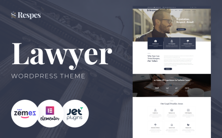 Respes - Lawyer WordPress Theme
