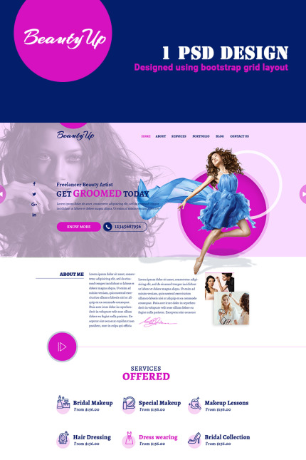 Template #78919 Makeup Cosmetic Webdesign Template - Logo template Preview
