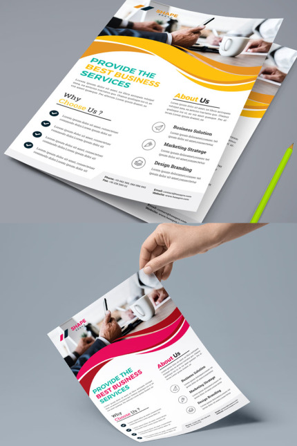 Template #78964 Corporate Liflet Webdesign Template - Logo template Preview