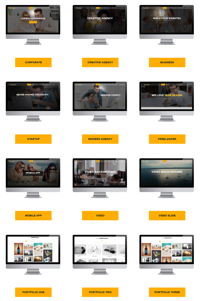 Leeway - Multipurpose One Page Joomla Template