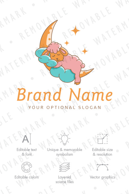 Template #78983 Sleep Dream Webdesign Template - Logo template Preview