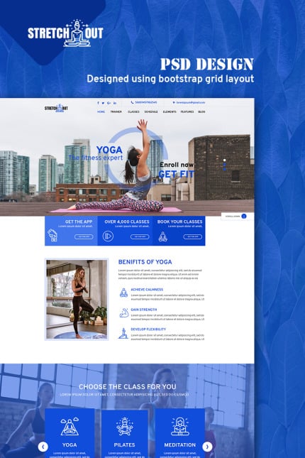 Template #78988 Yoga Meditation Webdesign Template - Logo template Preview