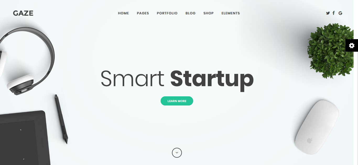 "Gaze | Premium Business" Responsive Joomla Template №78914