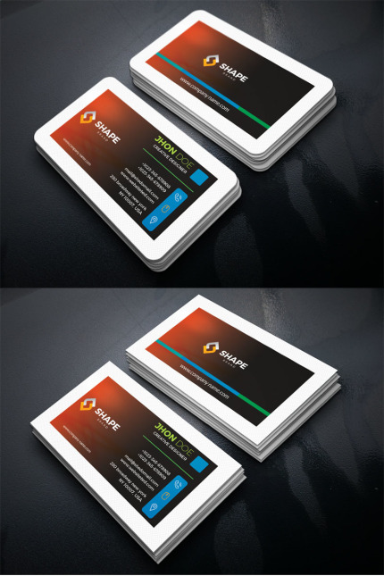 Template #79048 Business Card Webdesign Template - Logo template Preview