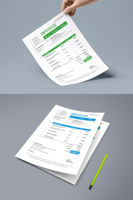 Template #79050 Invoice Creative Webdesign Template - Logo template Preview